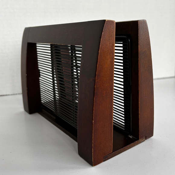 UMBRA Lavish Napkin Holder Chestnut - Picture 4 of 12